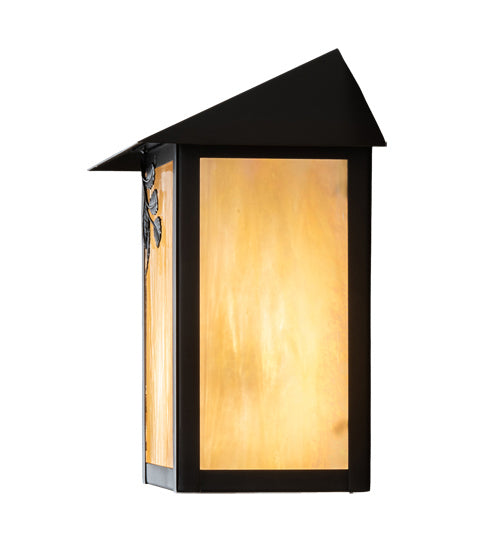 Meyda Tiffany 235888 One Light Wall Sconce, Craftsman Brown