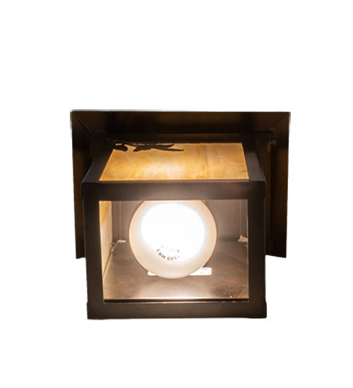 Meyda Tiffany 235888 One Light Wall Sconce, Craftsman Brown