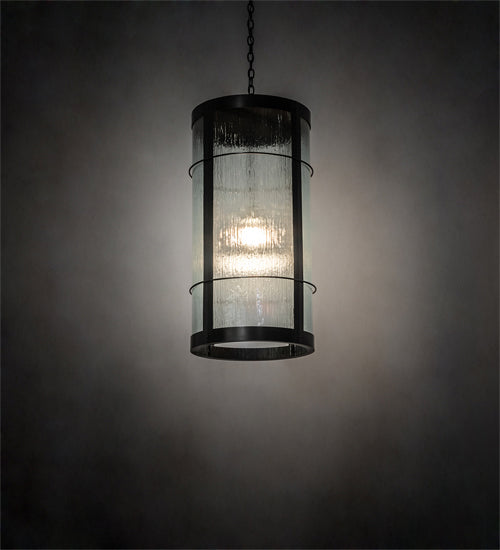 Meyda Tiffany 236357 One Light Pendant, Solar Black