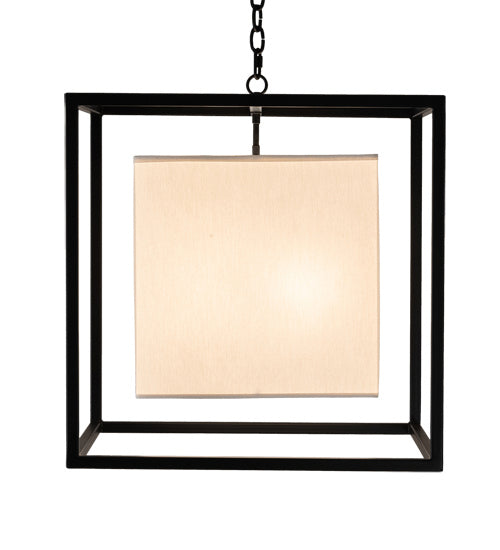 Meyda Tiffany 237278 Four Light Pendant, Solar Black