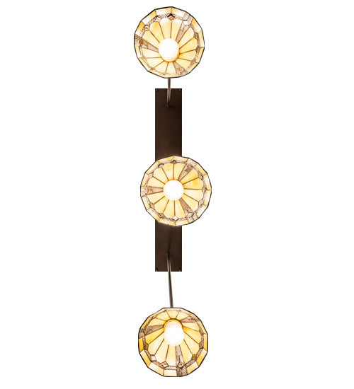 Meyda Tiffany 237619 Three Light Island Pendant, Mahogany Bronze