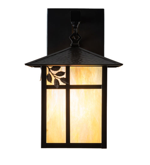 Meyda Tiffany 41371 One Light Wall Sconce, Craftsman Brown