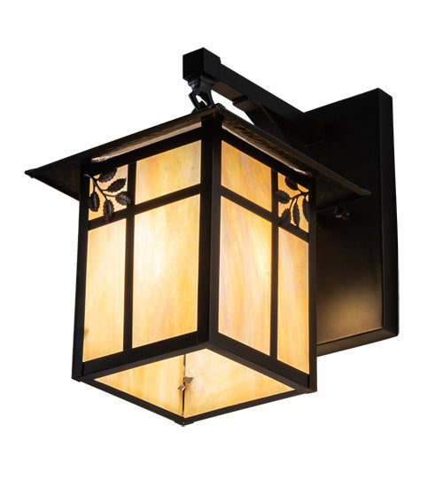Meyda Tiffany 41371 One Light Wall Sconce, Craftsman Brown