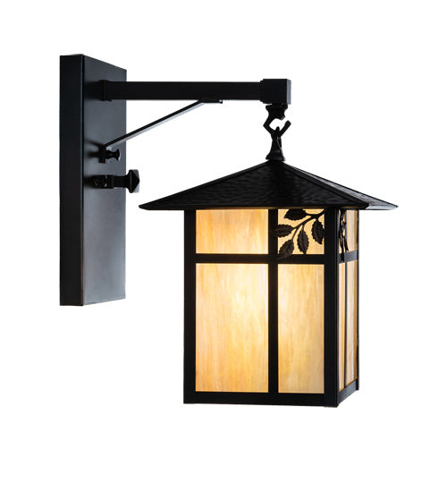 Meyda Tiffany 41371 One Light Wall Sconce, Craftsman Brown