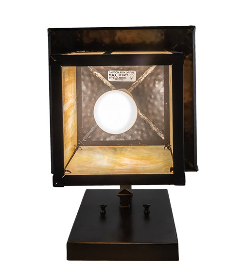 Meyda Tiffany 41371 One Light Wall Sconce, Craftsman Brown