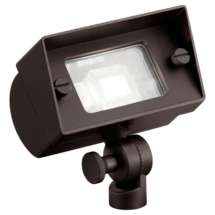 Kichler 15476AZT One Light Mini Flood, Textured Architectural Bronze