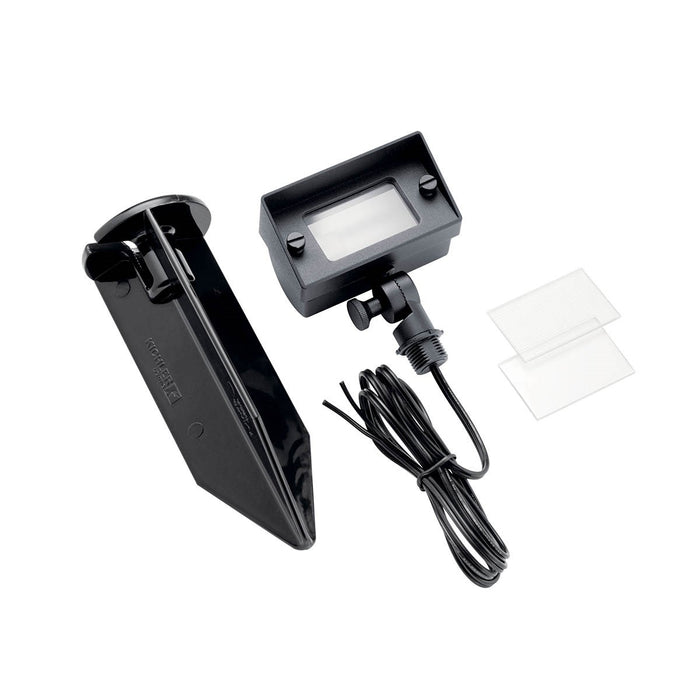 Kichler 15476BKT One Light Mini Flood, Textured Black