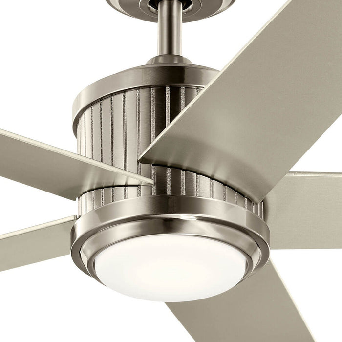 Kichler 300044BSS 56" Ceiling Fan, Brushed Stainless Steel