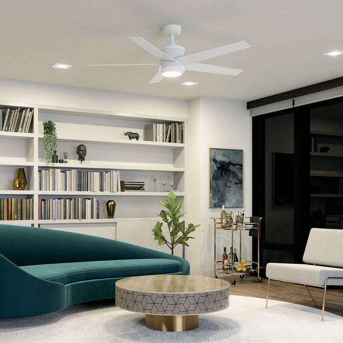 Kichler 300044MWH 56" Ceiling Fan, Matte White
