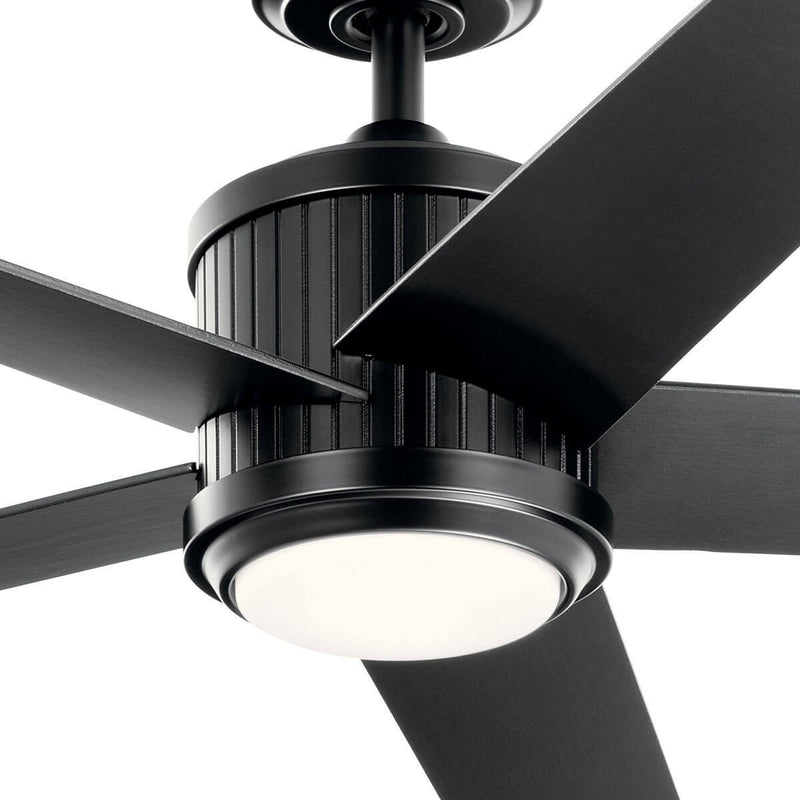 Kichler 300044SBK 56" Ceiling Fan, Satin Black