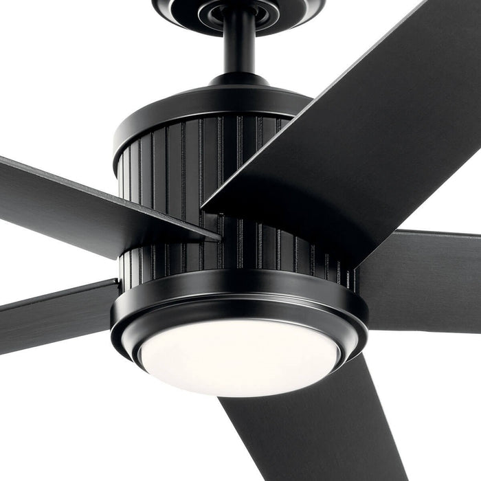 Kichler 300044SBK 56" Ceiling Fan, Satin Black