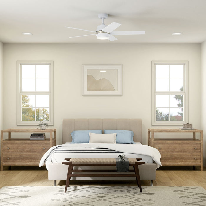 Kichler 300059MWH 52" Ceiling Fan, Matte White