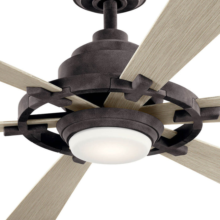 Kichler 300241WZC 52" Ceiling Fan, Weathered Zinc