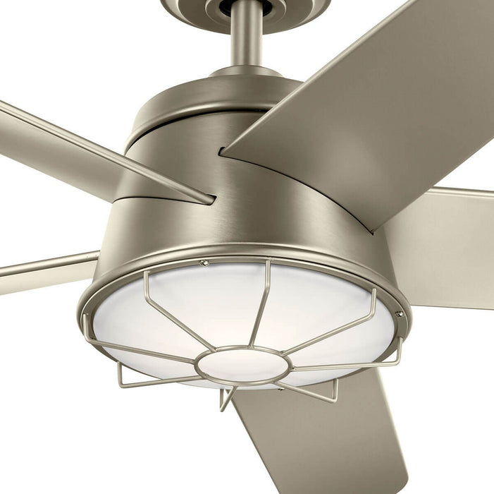 Kichler 310072NI 54" Ceiling Fan, Brushed Nickel
