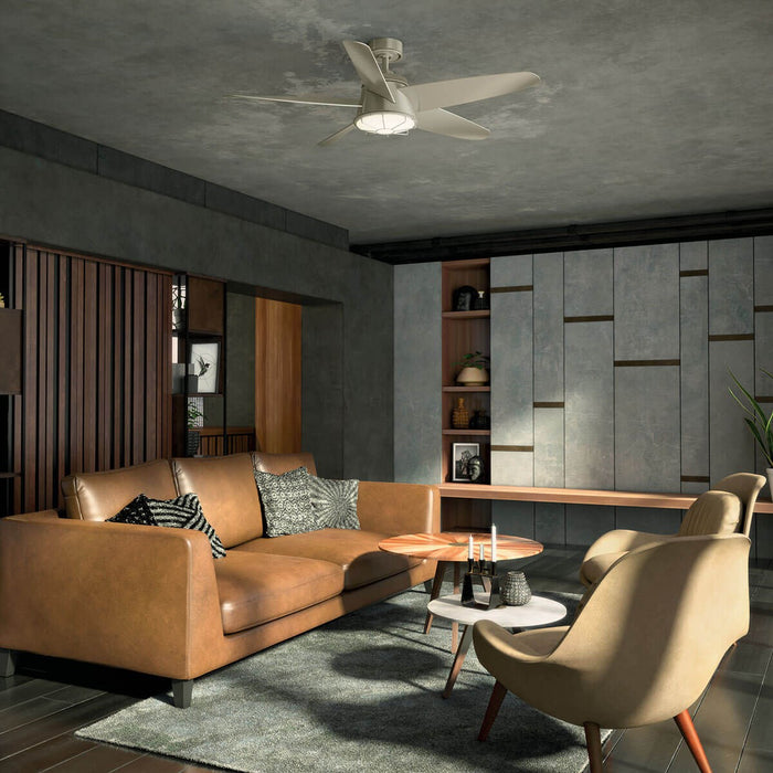 Kichler 310072NI 54" Ceiling Fan, Brushed Nickel