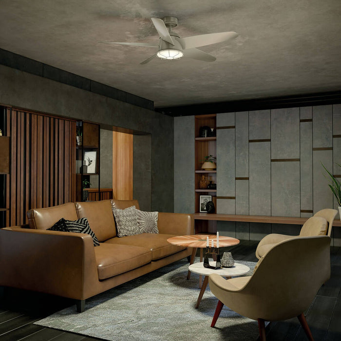 Kichler 310072NI 54" Ceiling Fan, Brushed Nickel