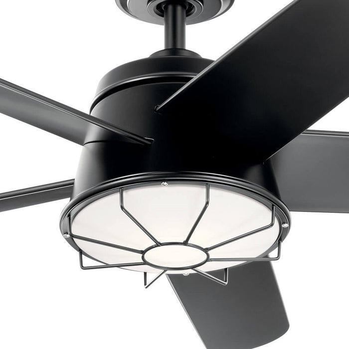 Kichler 310072SBK 54" Ceiling Fan, Satin Black