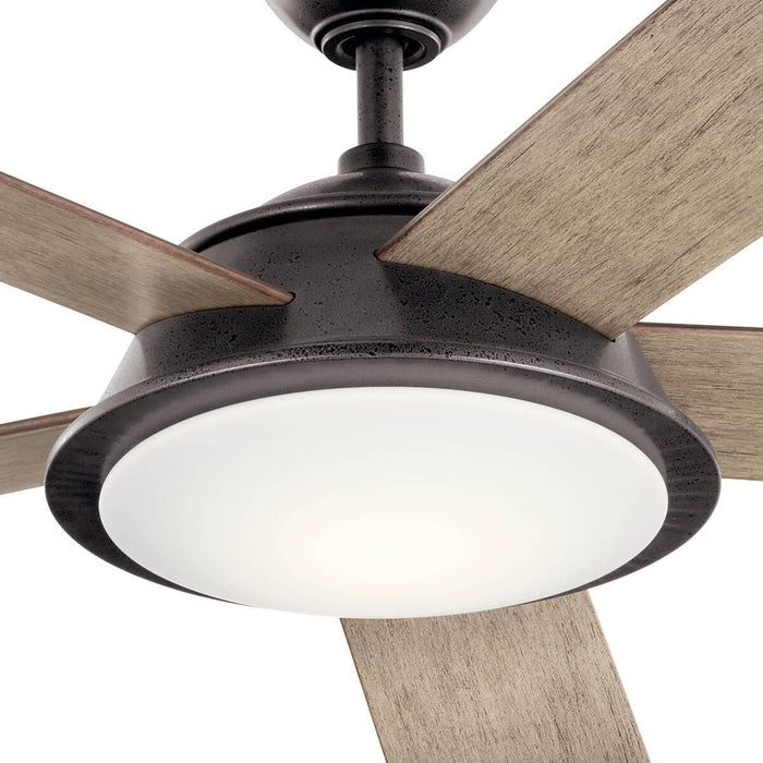 Kichler 310100AVI 56" Ceiling Fan, Anvil Iron