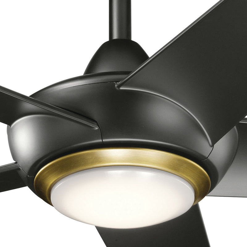 Kichler 330089SBK 52" Ceiling Fan, Satin Black