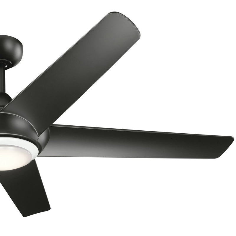 Kichler 330089SBK 52" Ceiling Fan, Satin Black