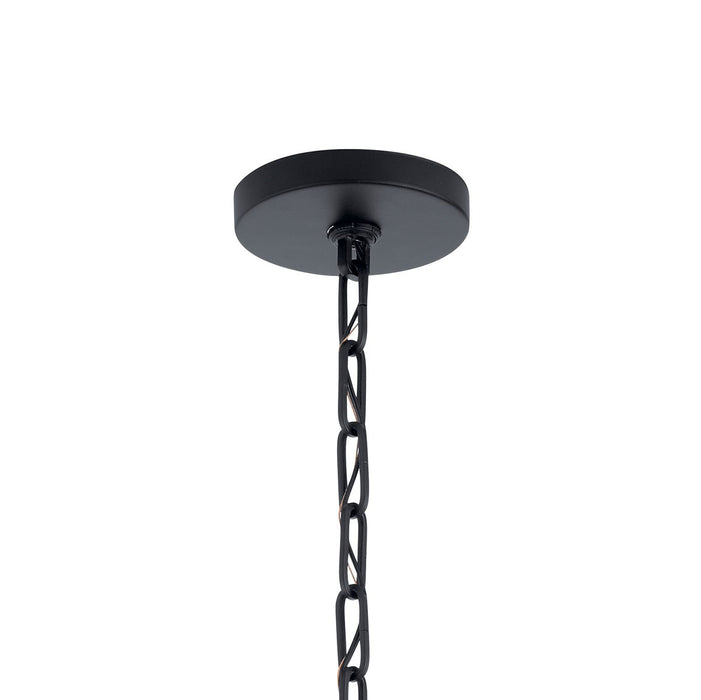 Kichler 43498BK Four Light Pendant, Black
