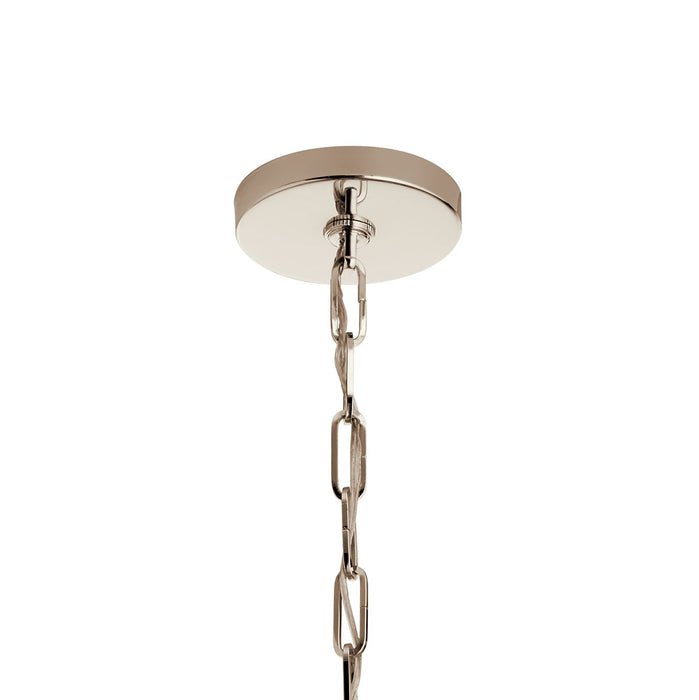 Kichler 43498PN Four Light Pendant, Polished Nickel