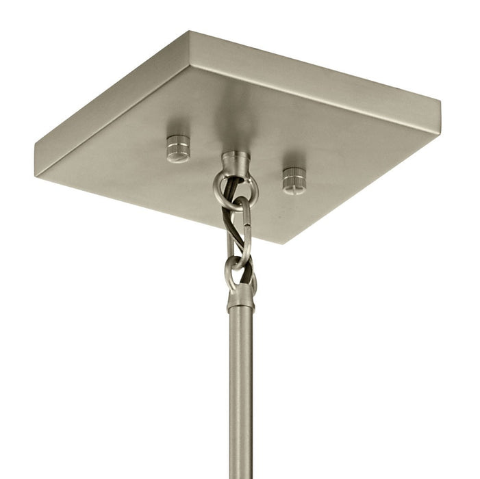 Kichler 44251MOK Four Light Foyer Pendant, Midnight Oak