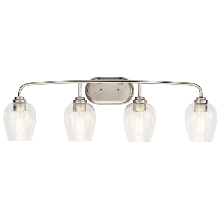 Kichler 45130NICS Four Light Bath, Brushed Nickel