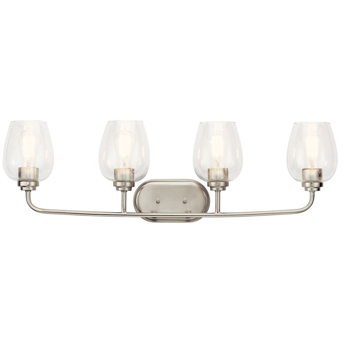 Kichler 45130NICS Four Light Bath, Brushed Nickel