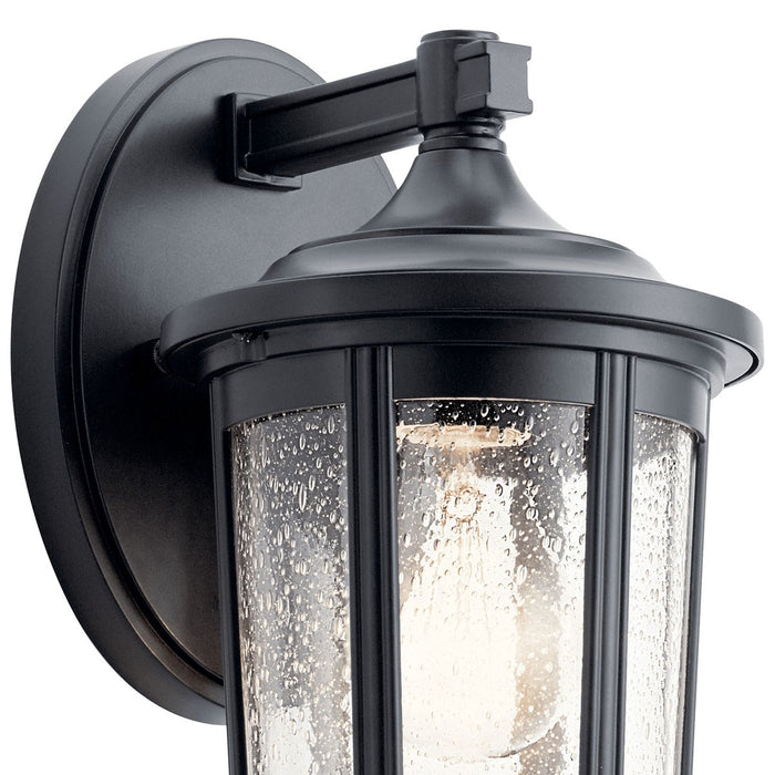 Kichler 49892BK One Light Outdoor Wall Mount, Black