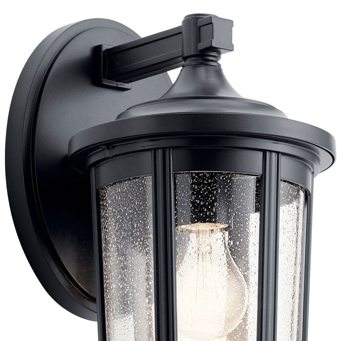 Kichler 49893BK One Light Outdoor Wall Mount, Black
