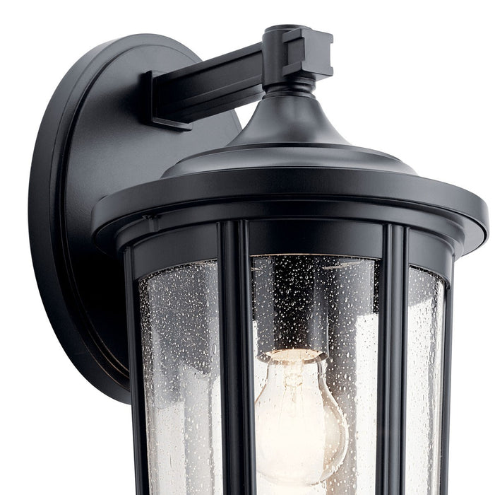 Kichler 49894BK One Light Outdoor Wall Mount, Black