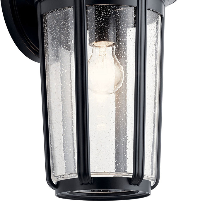 Kichler 49894BK One Light Outdoor Wall Mount, Black