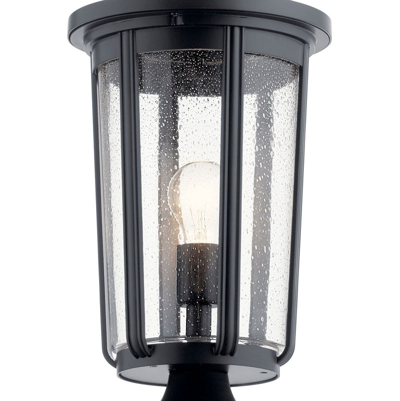 Kichler 49895BK One Light Outdoor Post Mount, Black