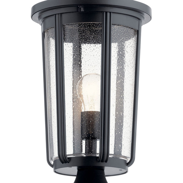 Kichler 49895BK One Light Outdoor Post Mount, Black
