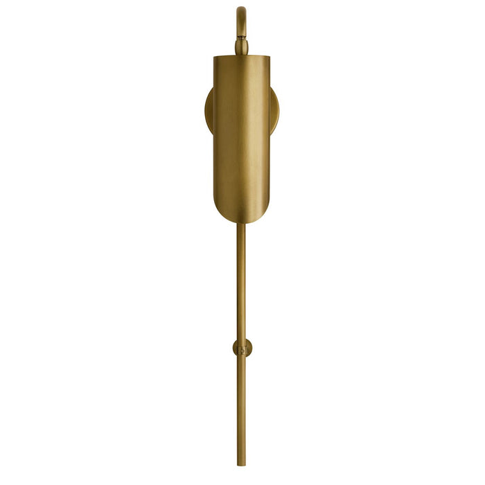 Kichler 52165NBR One Light Wall Sconce, Natural Brass
