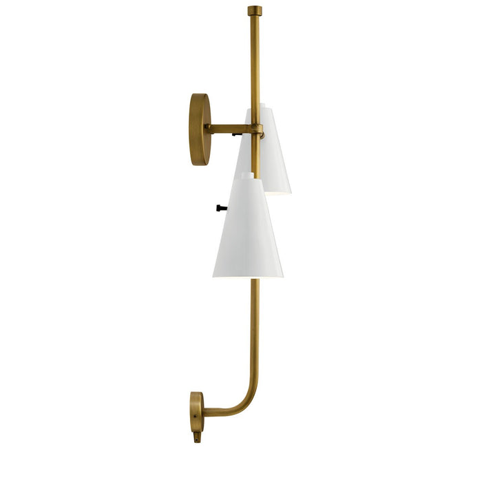 Kichler 52174WH Two Light Wall Sconce, White