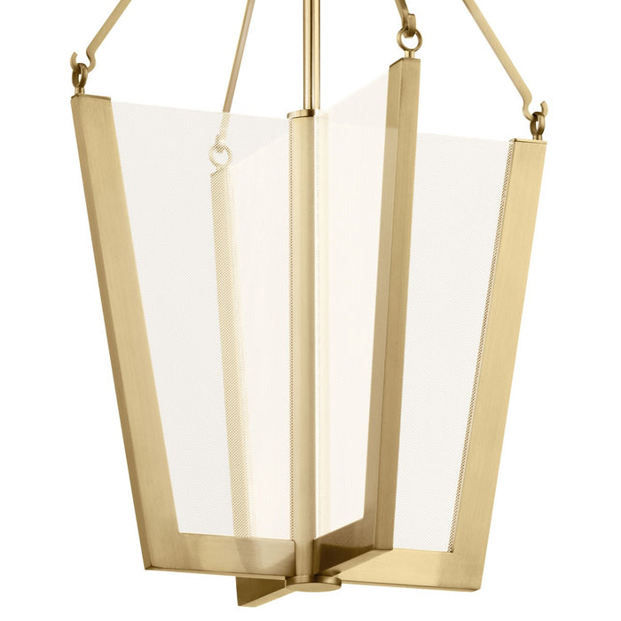 Kichler 52291CGLED LED Pendant, Champagne Gold