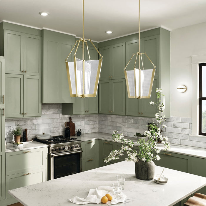 Kichler 52291CGLED LED Pendant, Champagne Gold