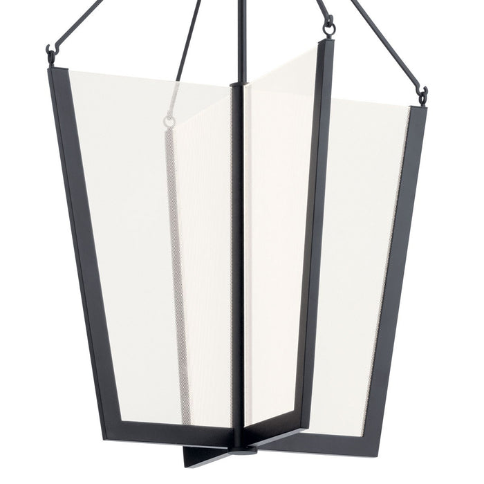 Kichler 52292BKLED LED Foyer Pendant, Black