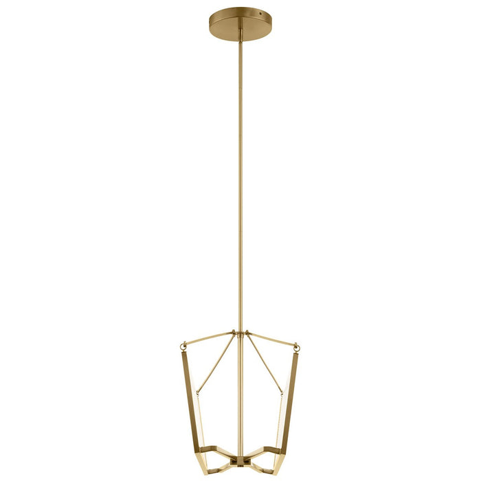 Kichler 52293CGLED LED Linear Chandelier, Champagne Gold