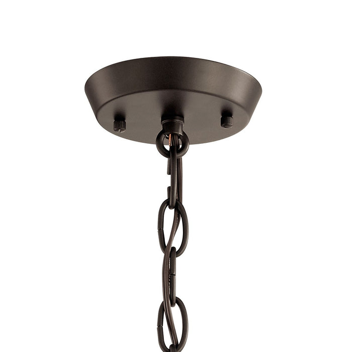 Kichler 52383OZ Three Light Mini Chandelier, Olde Bronze