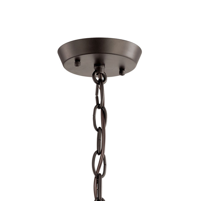Kichler 52385OZ Five Light Chandelier, Olde Bronze