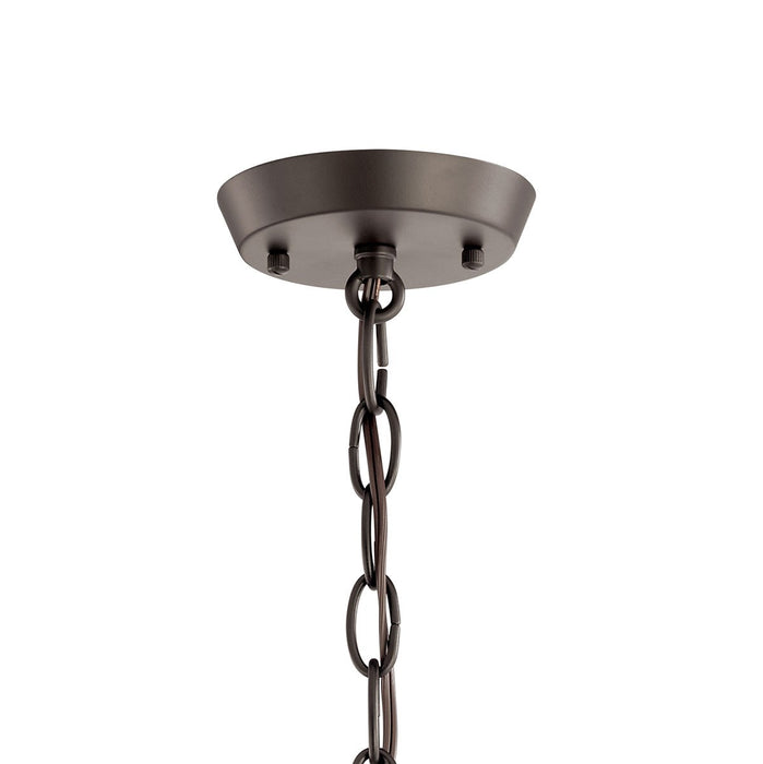 Kichler 52386OZ Five Light Chandelier, Olde Bronze