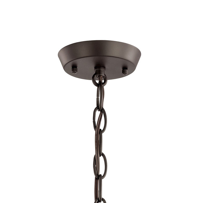 Kichler 52388OZ Eight Light Chandelier, Olde Bronze