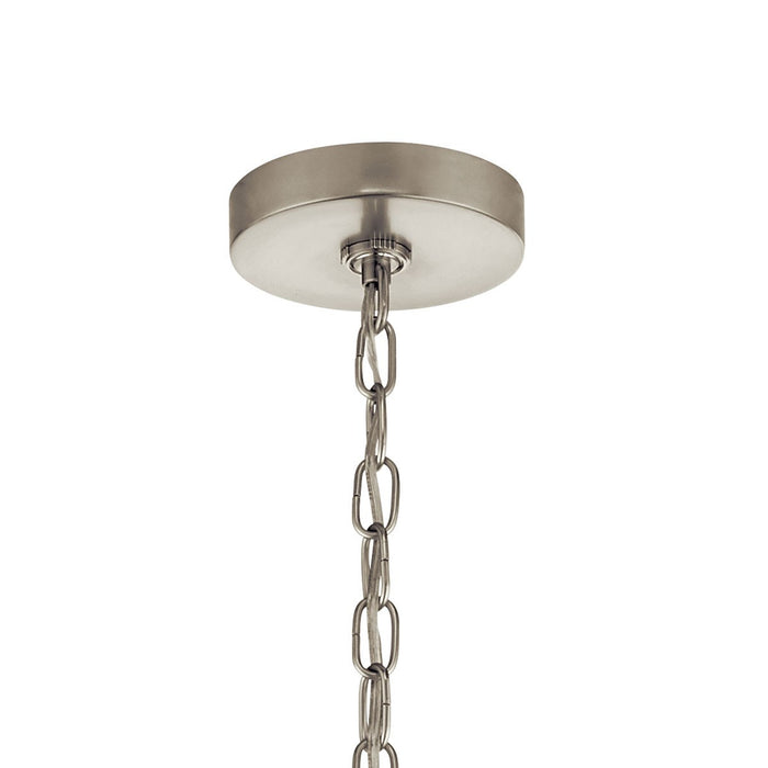 Kichler 52393NI Three Light Pendant, Brushed Nickel