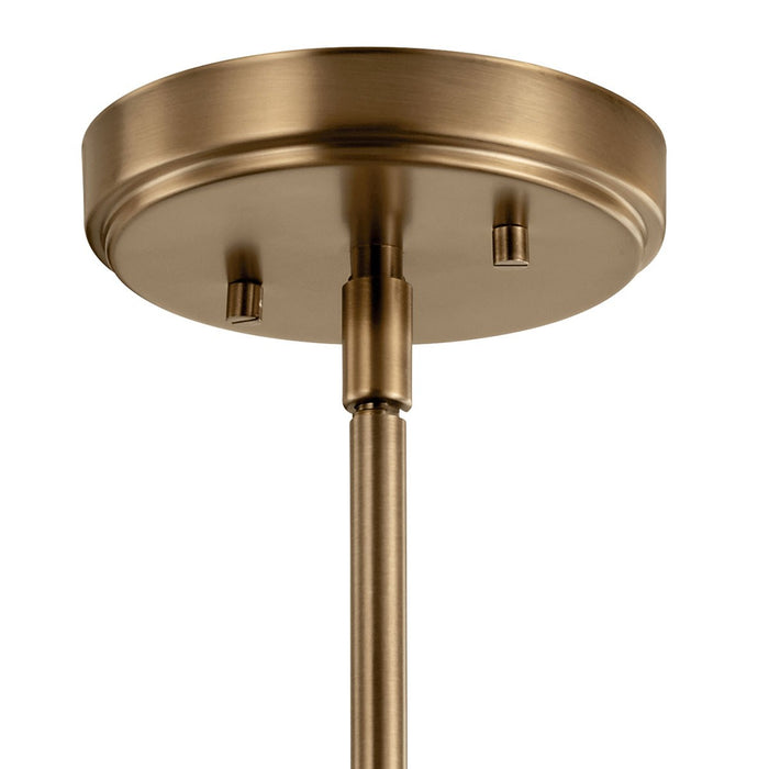 Kichler 52399WBR One Light Mini Pendant, Weathered Brass