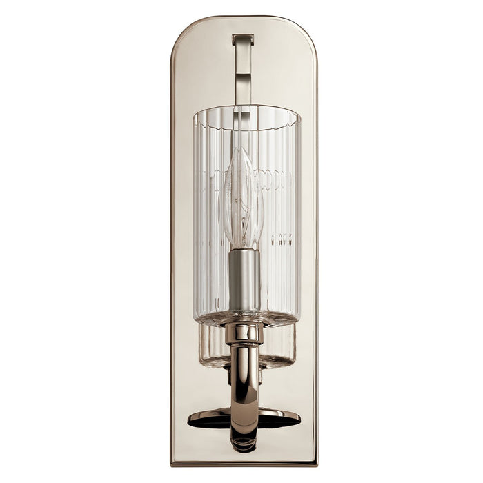 Kichler 52415PN One Light Wall Sconce, Polished Nickel