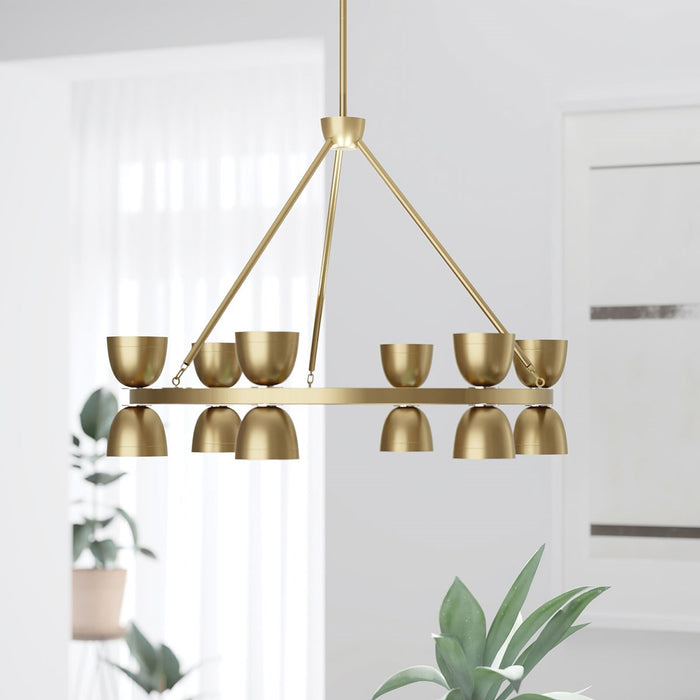 Kichler 52418BNBLED LED Chandelier, Brushed Natural Brass