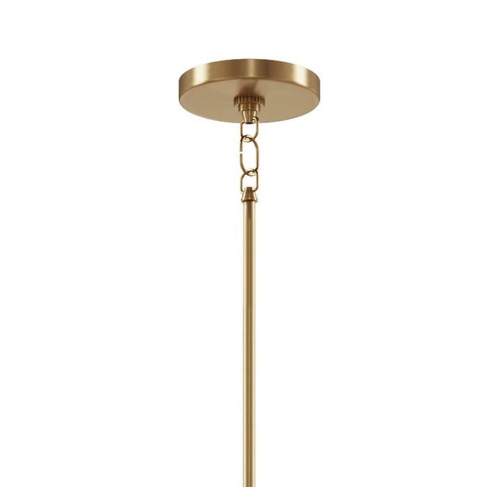 Kichler 52420BNB Six Light Chandelier, Brushed Natural Brass